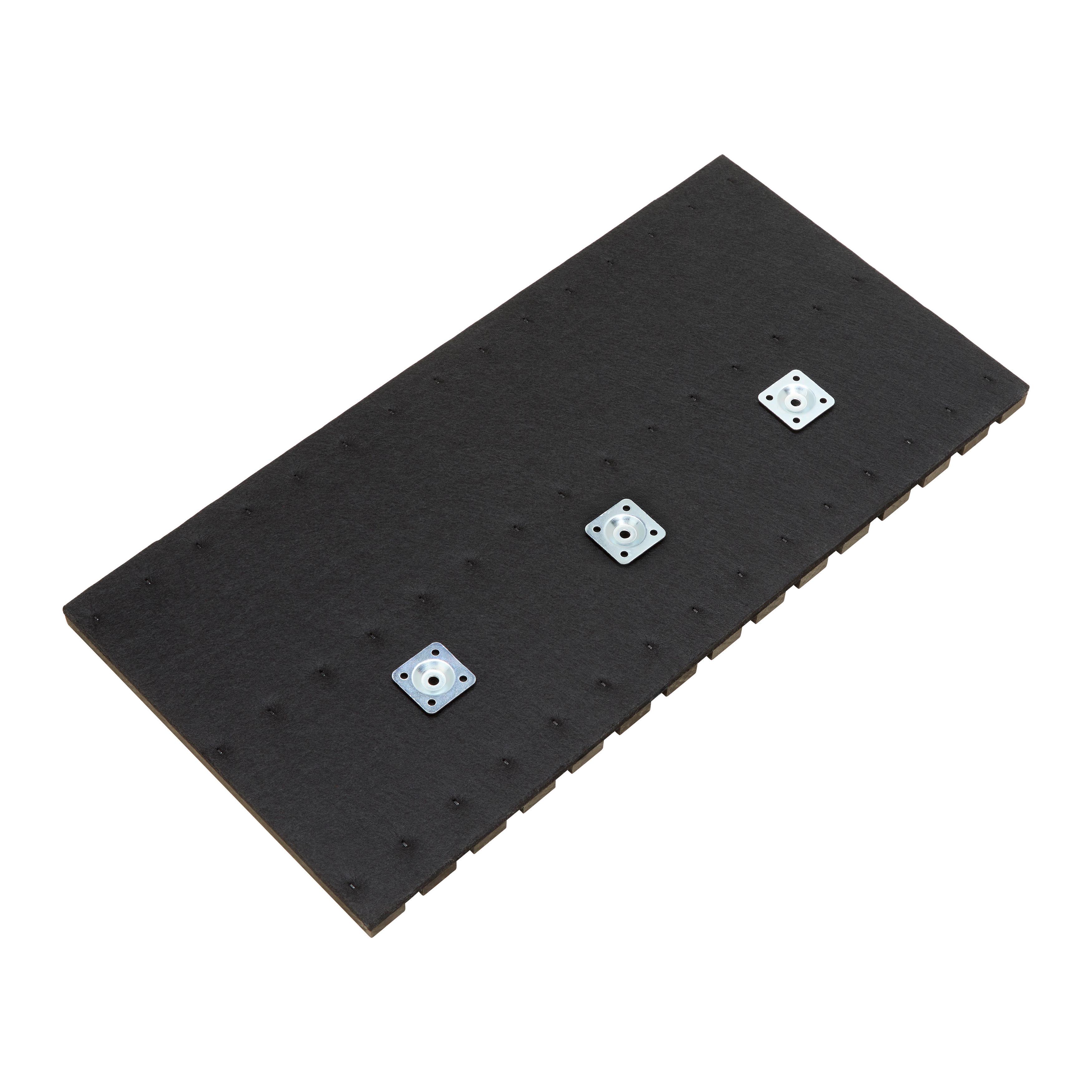 KROKLIST GRACE -SB- - grå, Modern, trämaterial/textil (60/30/7,5cm) - Mömax