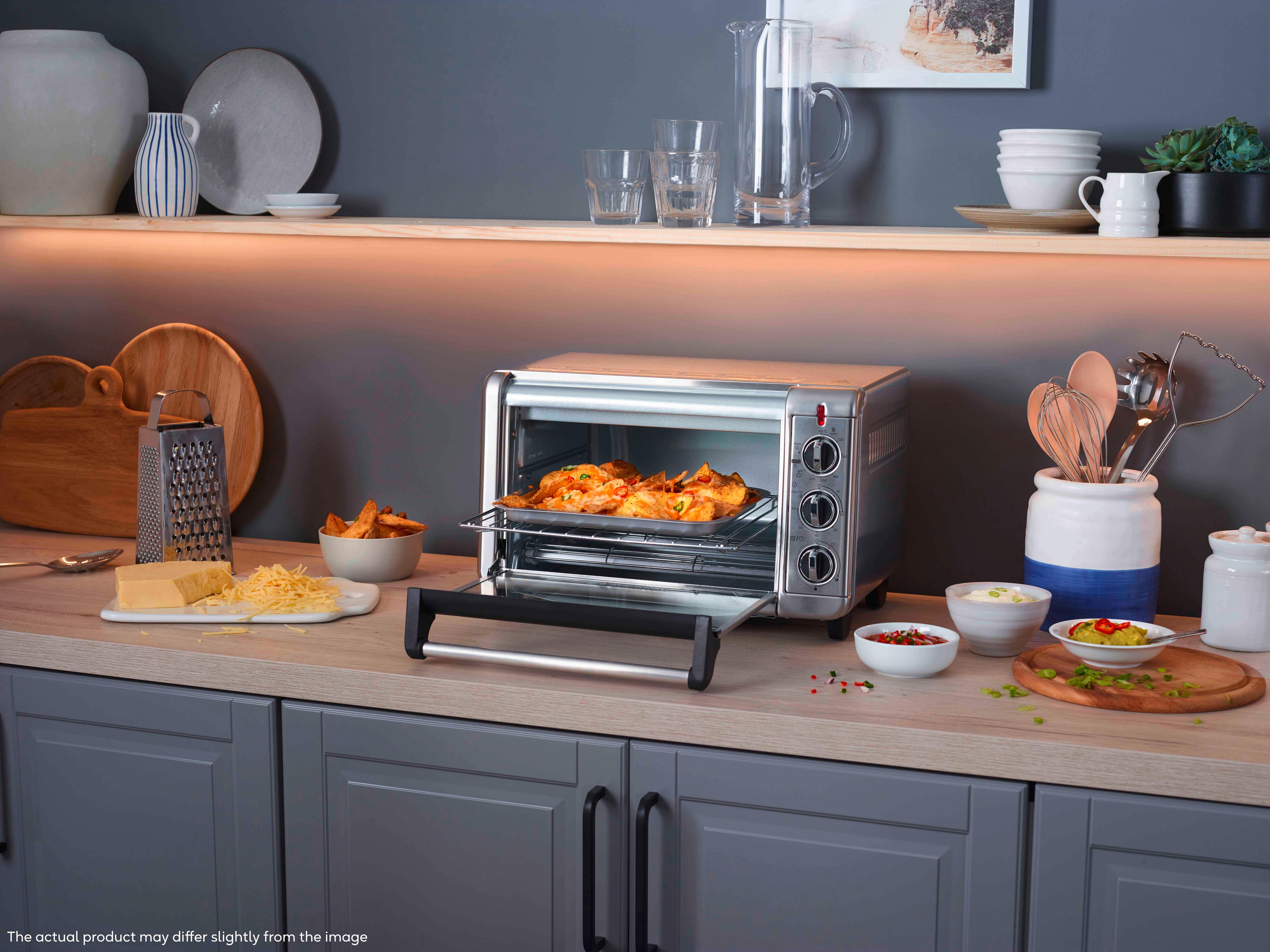 MINIPIEKARNIK EXPRESS AIRFRY - kolor stalowy, Basics, metal (36,5/27,8/45,1cm) - Russell Hobbs