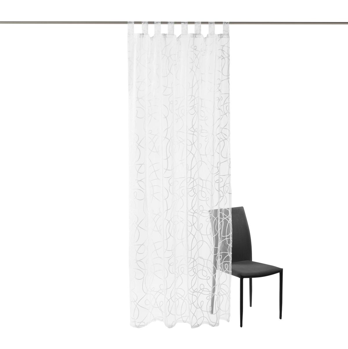 ZASŁONA NA SZELKACH PRO - biały, Konventionell, tkanina (140/245cm) - Boxxx