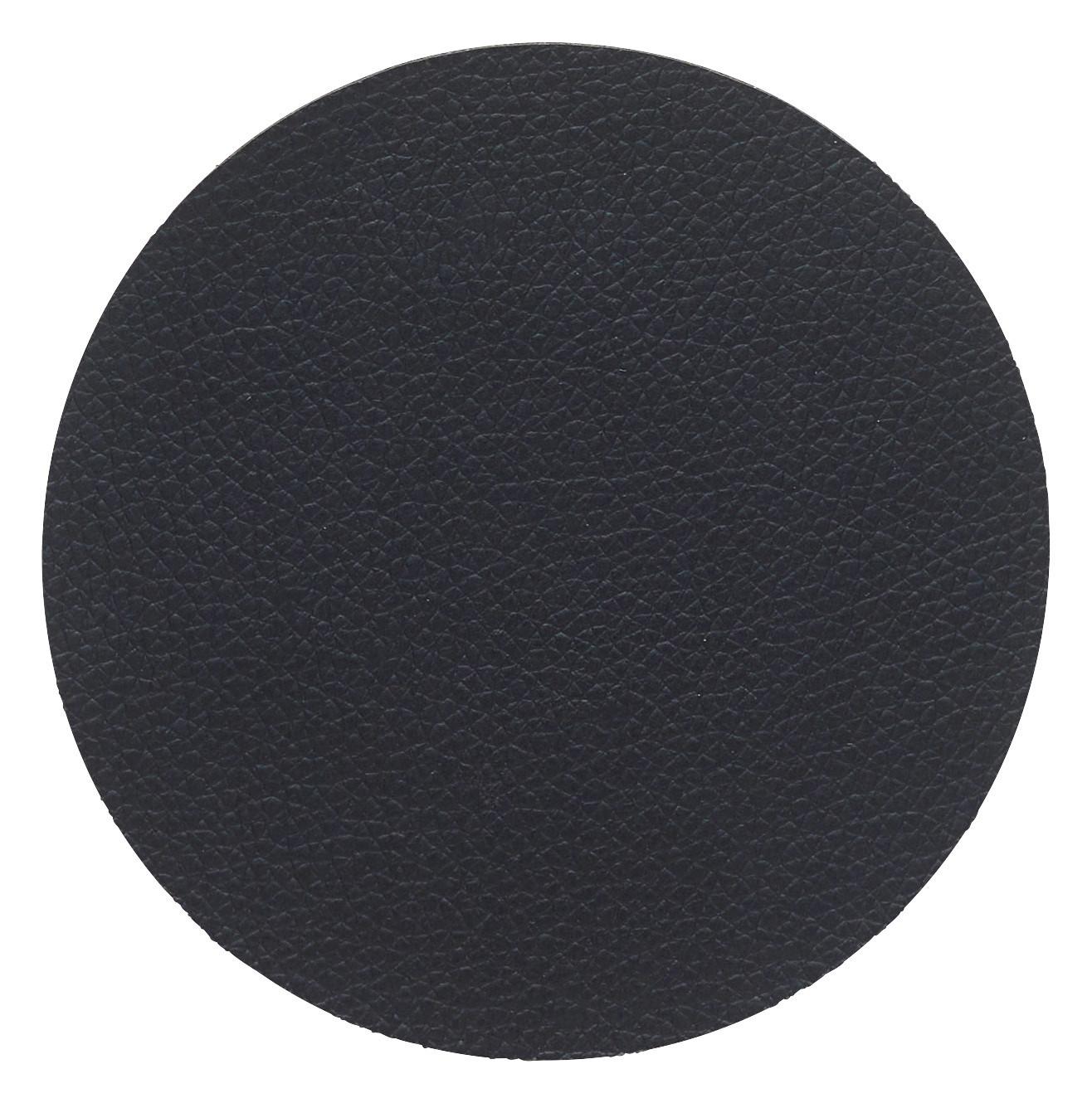 Untersetzerset Livi Schwarz - Schwarz, MODERN, Kunststoff (10cm) - Gourmesto