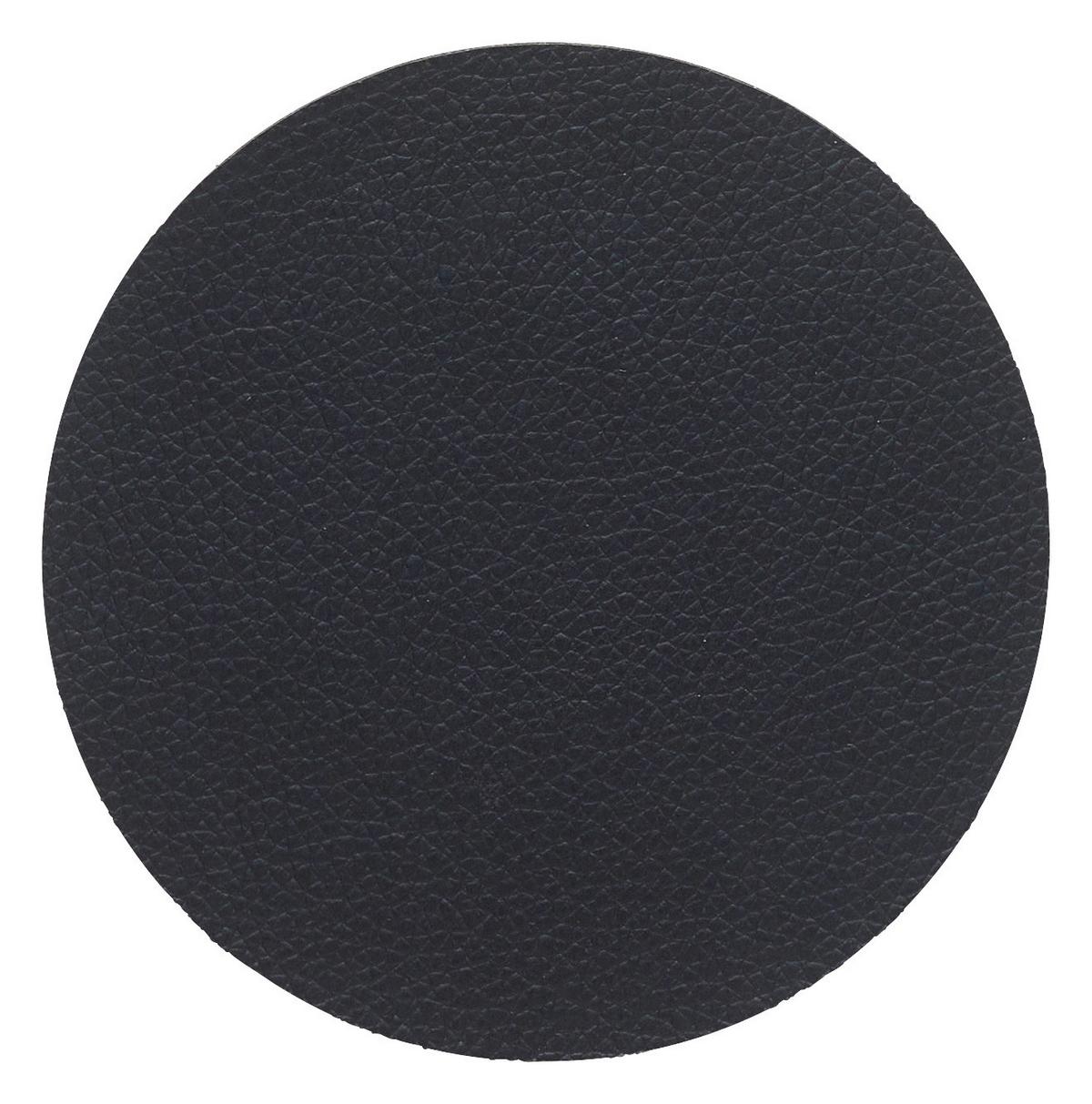 Untersetzerset Livi Schwarz - Schwarz, MODERN, Kunststoff (10cm) - Gourmesto