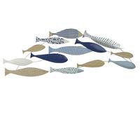 Zidna Dekoracija Alia - plava, Basics, metal (3/77,5/28cm)