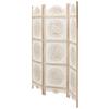 SKÄRMVÄGG DAVINDER - vit/brun, Romantik / Lanthus, trämaterial/trä (150/180/2cm) - Mömax
