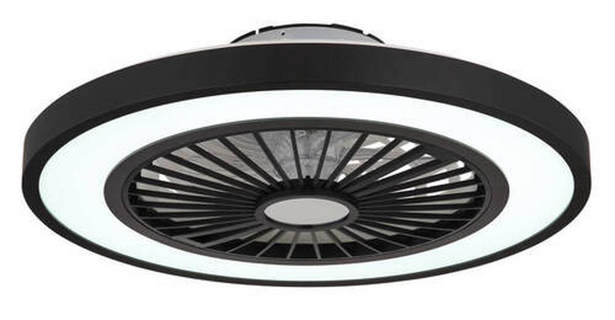 Stropni Ventilator 03653 Bizzak - črna/prosojno, Konvencionalno, kovina/umetna masa (54/15,9cm) - Globo