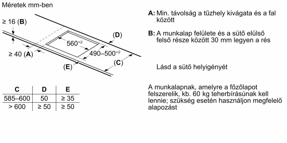 Üvegkerámia Főzőlap Bosch Pvs631hb1e - fekete, Basics (60cm) - Bosch