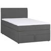 PAT BOXSPRING WICKIE - gri, Konventionell, lemn/metal (140/200cm)