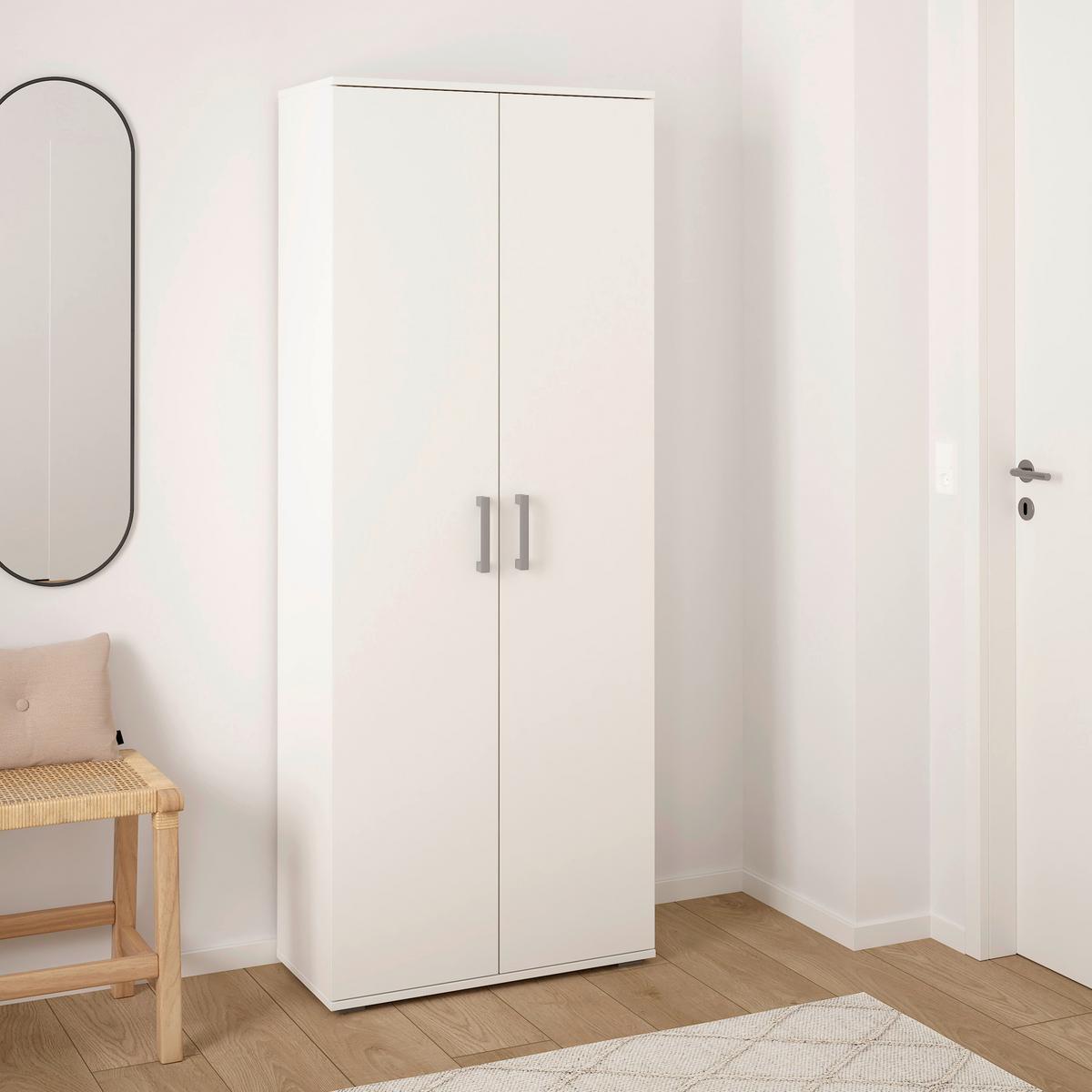 Mehrzweckschrank Jimmy I Weiß - Weiß, KONVENTIONELL, Holzwerkstoff (70/178.9/33,4cm) - Mömax