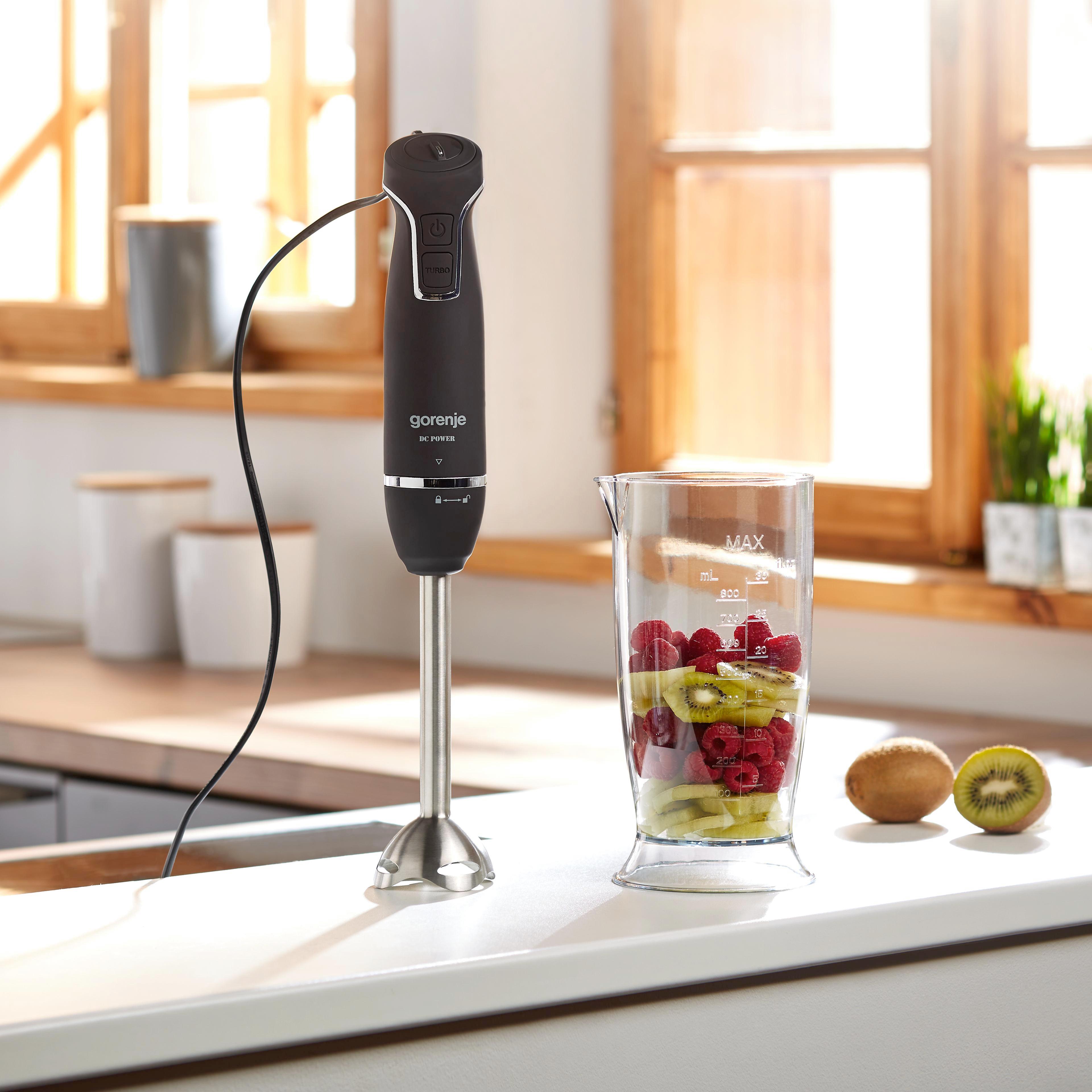 Stabmixer Gorenje - Schwarz, KONVENTIONELL, Kunststoff (5,5/39/8cm) - Gorenje