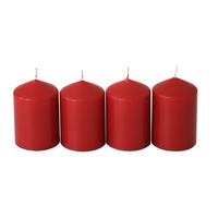 ŚWIECA WALEC 1248407000 - czerwony, Konventionell (6,7/10cm) - Steinhart