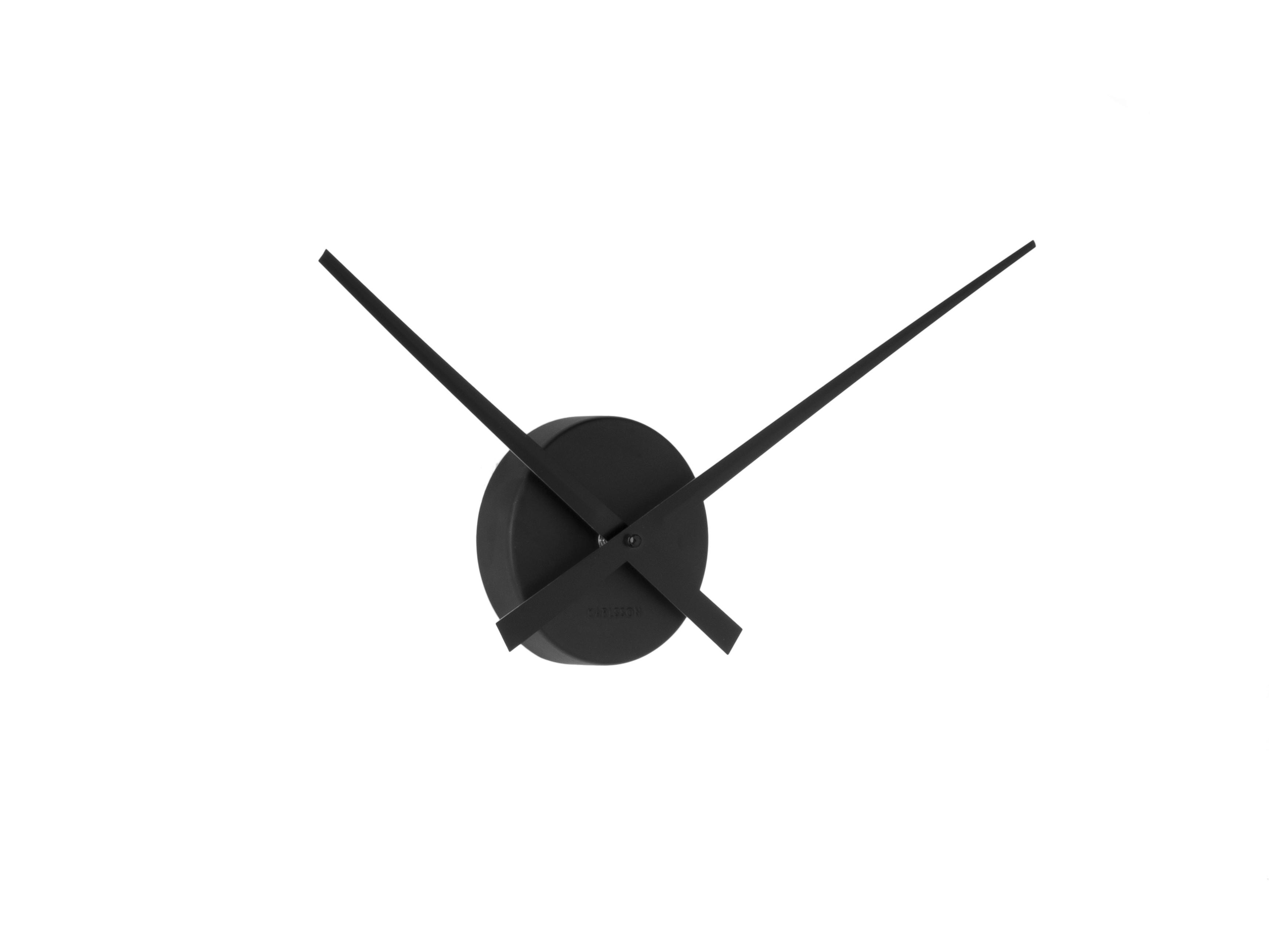 ZEGAR ŚCIENNY WALL CLOCK LITTLE BIG TIME - czarny, Basics, metal (44/44/5cm) - Karlsson