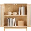 KOMMODE COSMA -EXKLUSIV- - Schwarz/Naturfarben, MODERN, Holz/Holzwerkstoff - Mömax