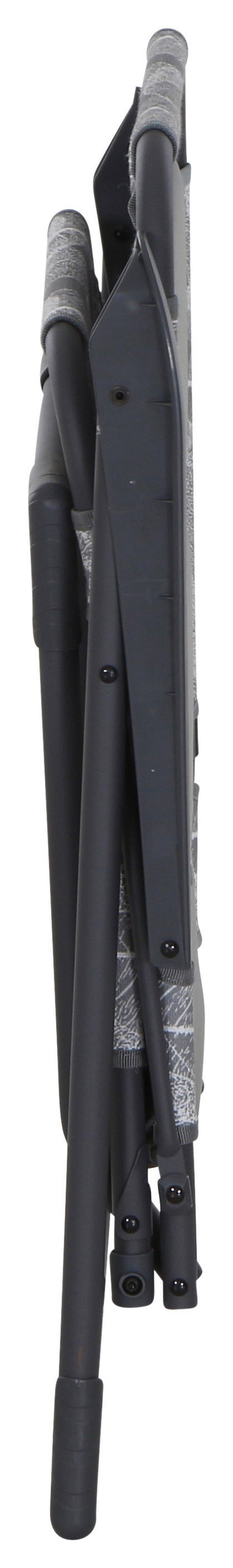 Campingsessel klappbar mit Armlehnen - Anthrazit/Grau, KONVENTIONELL, Textil/Metall (55/99/73cm) - Siena Garden