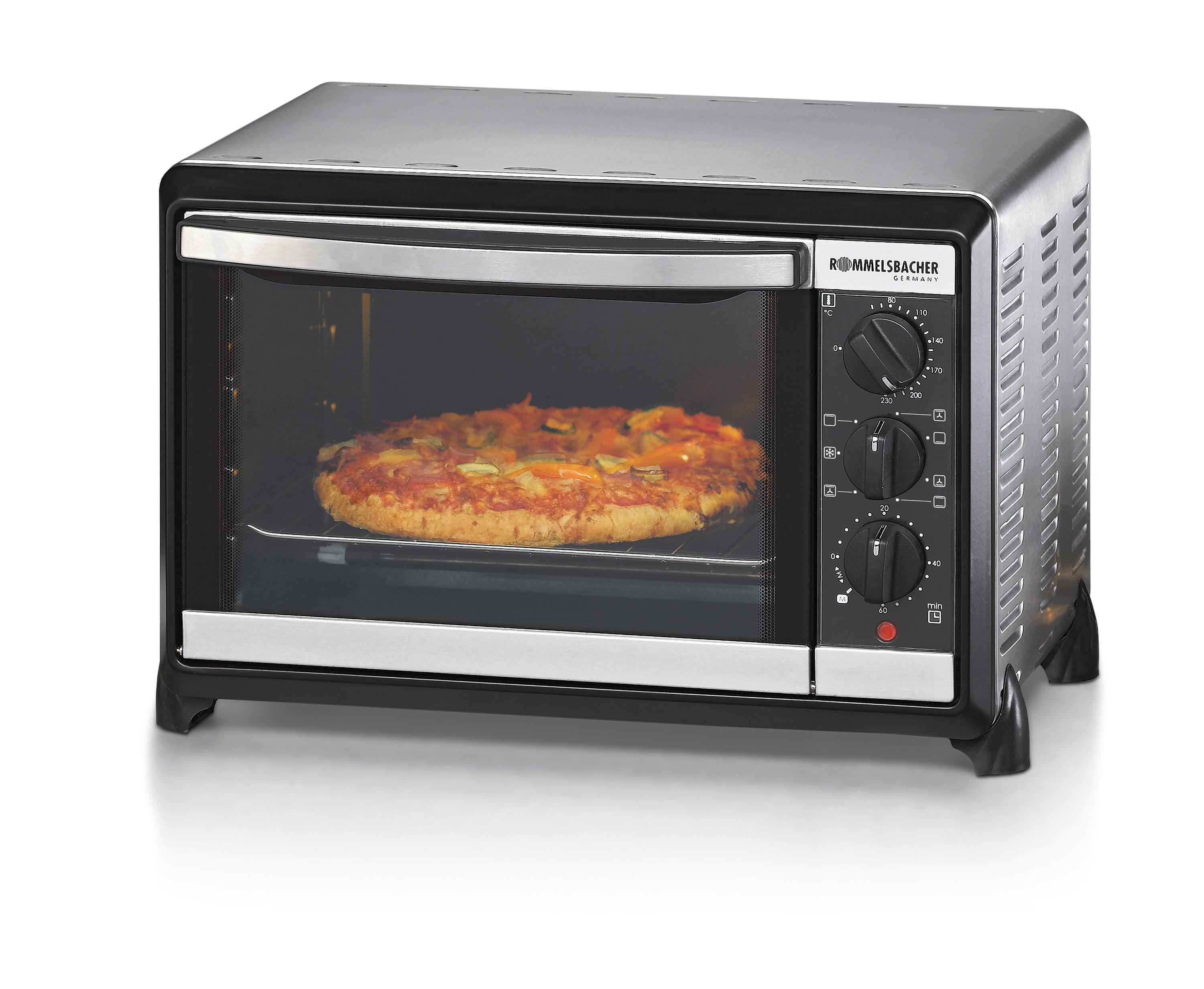 MINIPIEKARNIK BG 1055/E - czarny chrom, Basics, metal (44/28,5/33,5cm) - Rommelsbacher