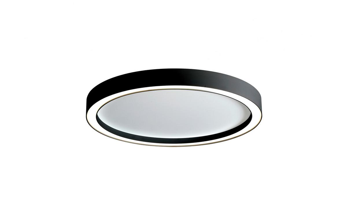 LAMPA SUFITOWA LED 93380209 AURA - czarny/biały, Design, metal (40/4cm) - BOPP