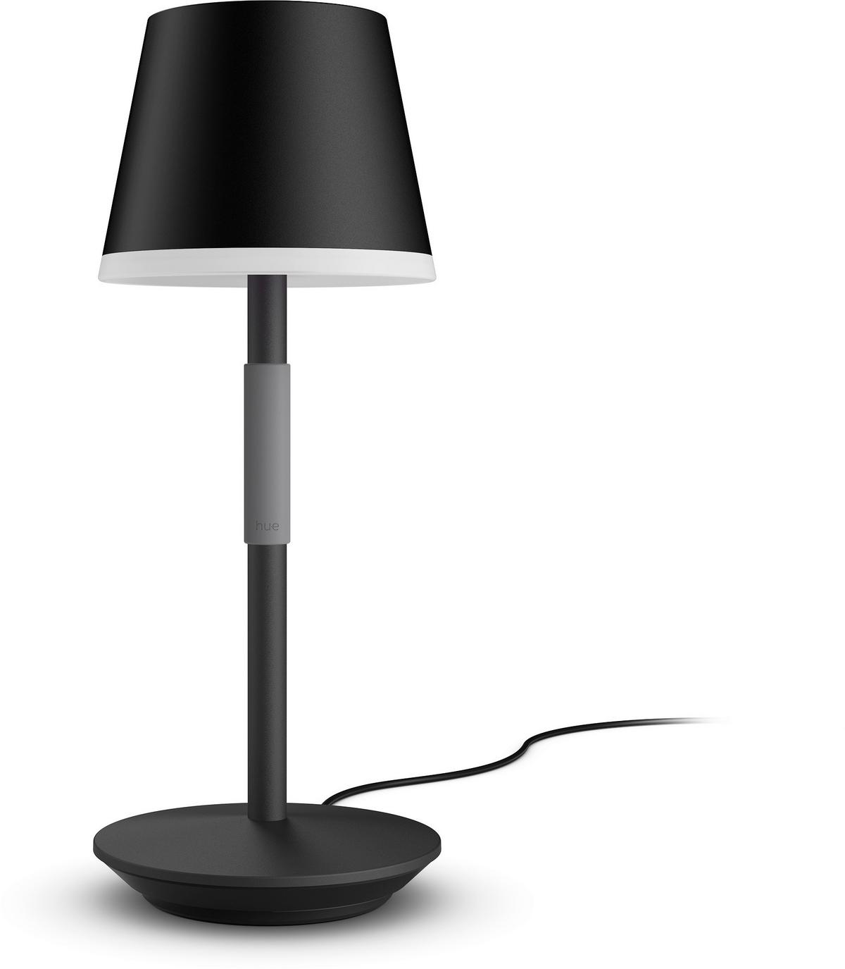 LAMPA STOŁOWA Z AKUMULATOREM 40459500 HUE PHILIPS - czarny, Design, metal (14,2/35cm) - Philips HUE