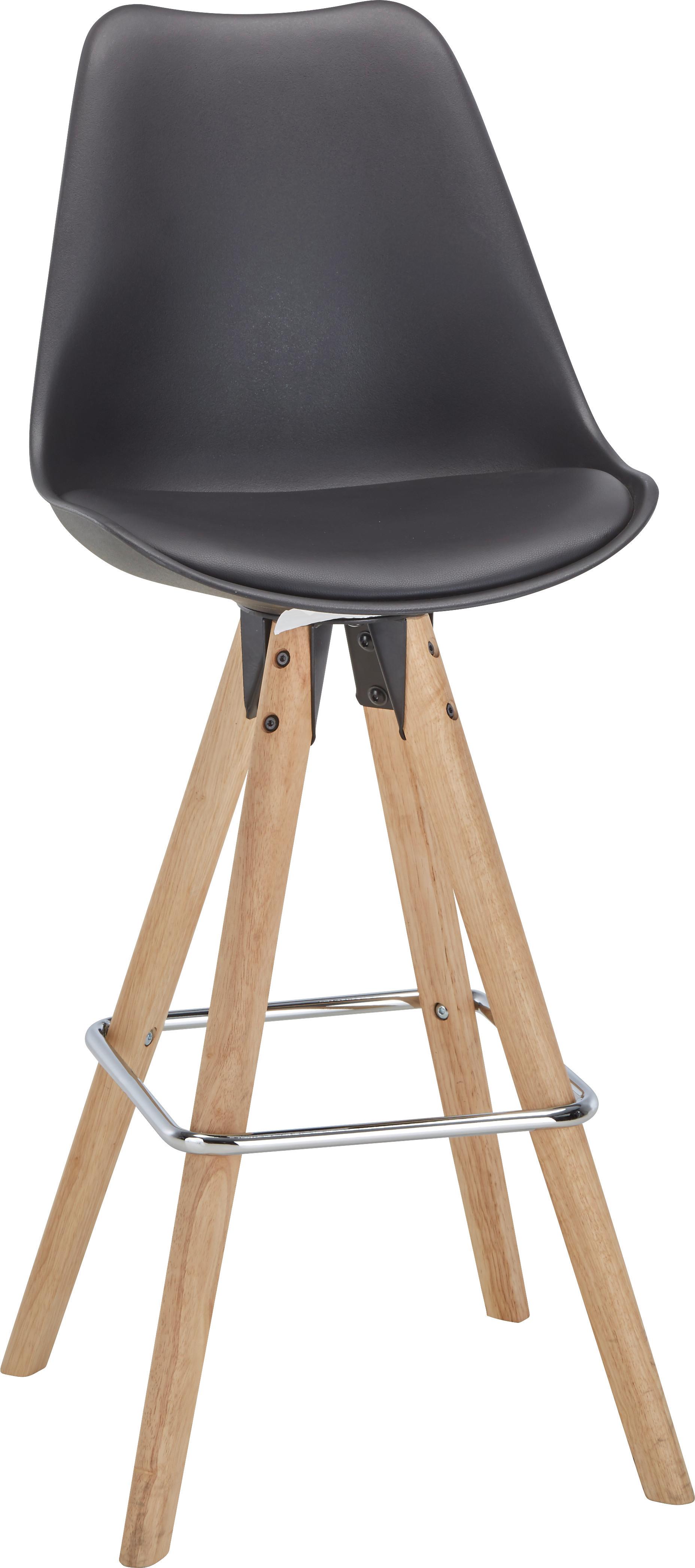 Barska Stolica Durham - crna/smeđa, Modern, drvo/metal (48,5/111,5/55cm) - Zandiara