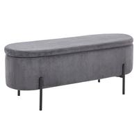 Klop Cord, Siva - siva/črna, Moderno, kovina/tekstil (110/44/40cm) - Livetastic