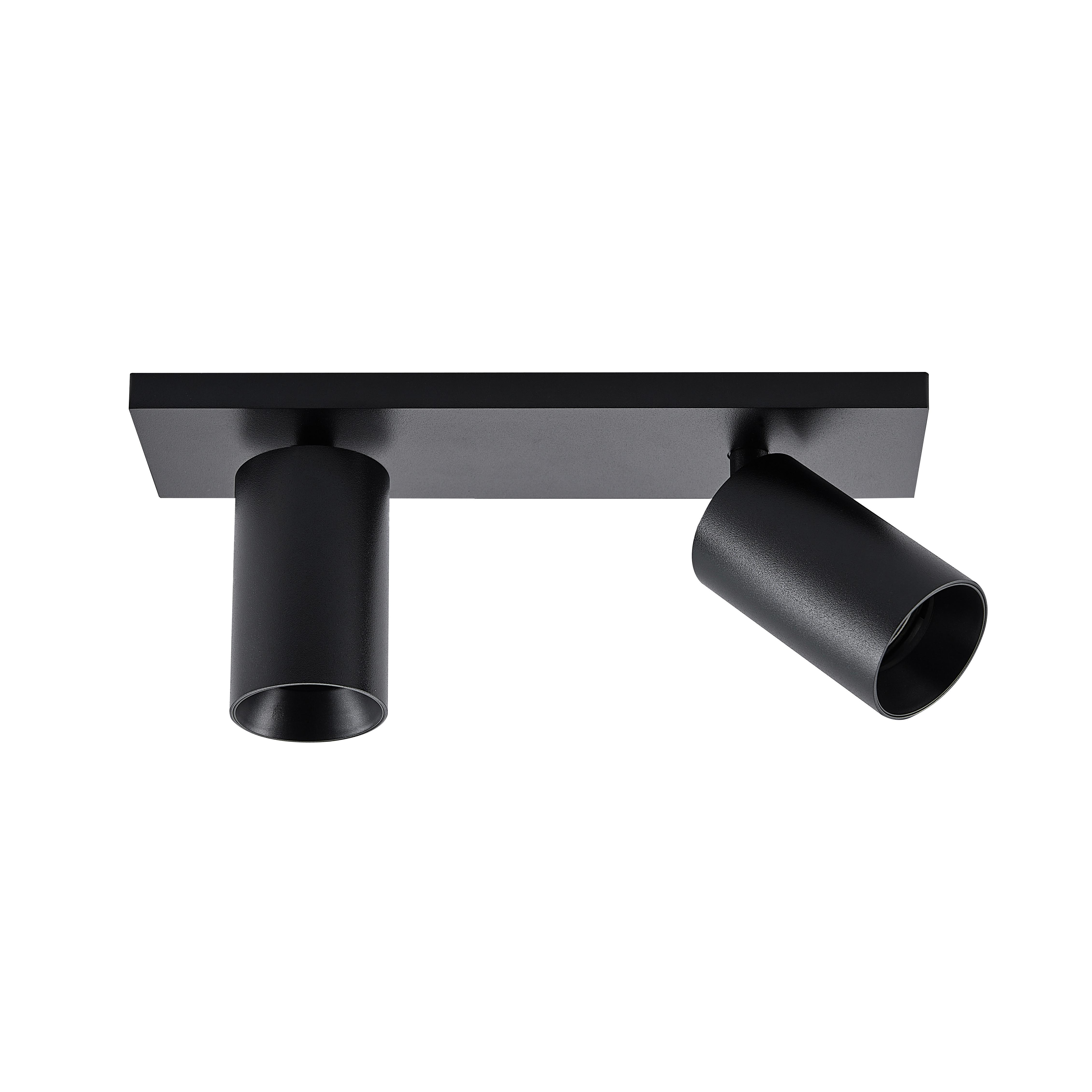 REFLEKTOR SUFITOWY 348248 CAN2 ECKIG - czarny, Design, metal (30/9/12,5cm)