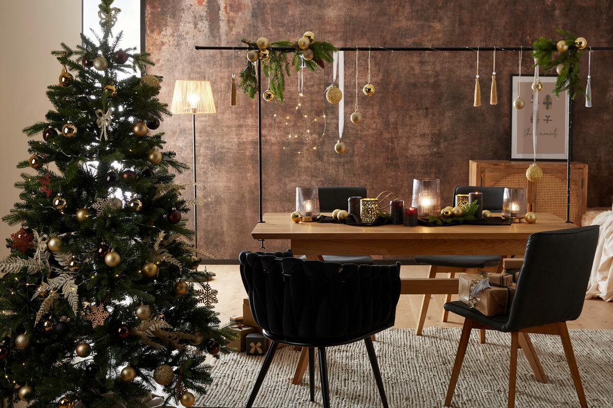 Weihnachtsbaum Brampton Grün - Basics, Kunststoff (127/185cm)