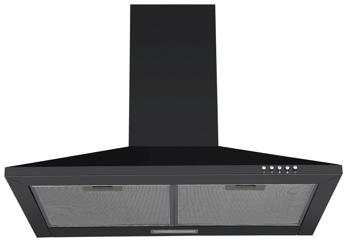 Kuhinjska Napa Karena, 60cm - črna, Trend, kovina (60/58-96/47,5cm) - Respekta