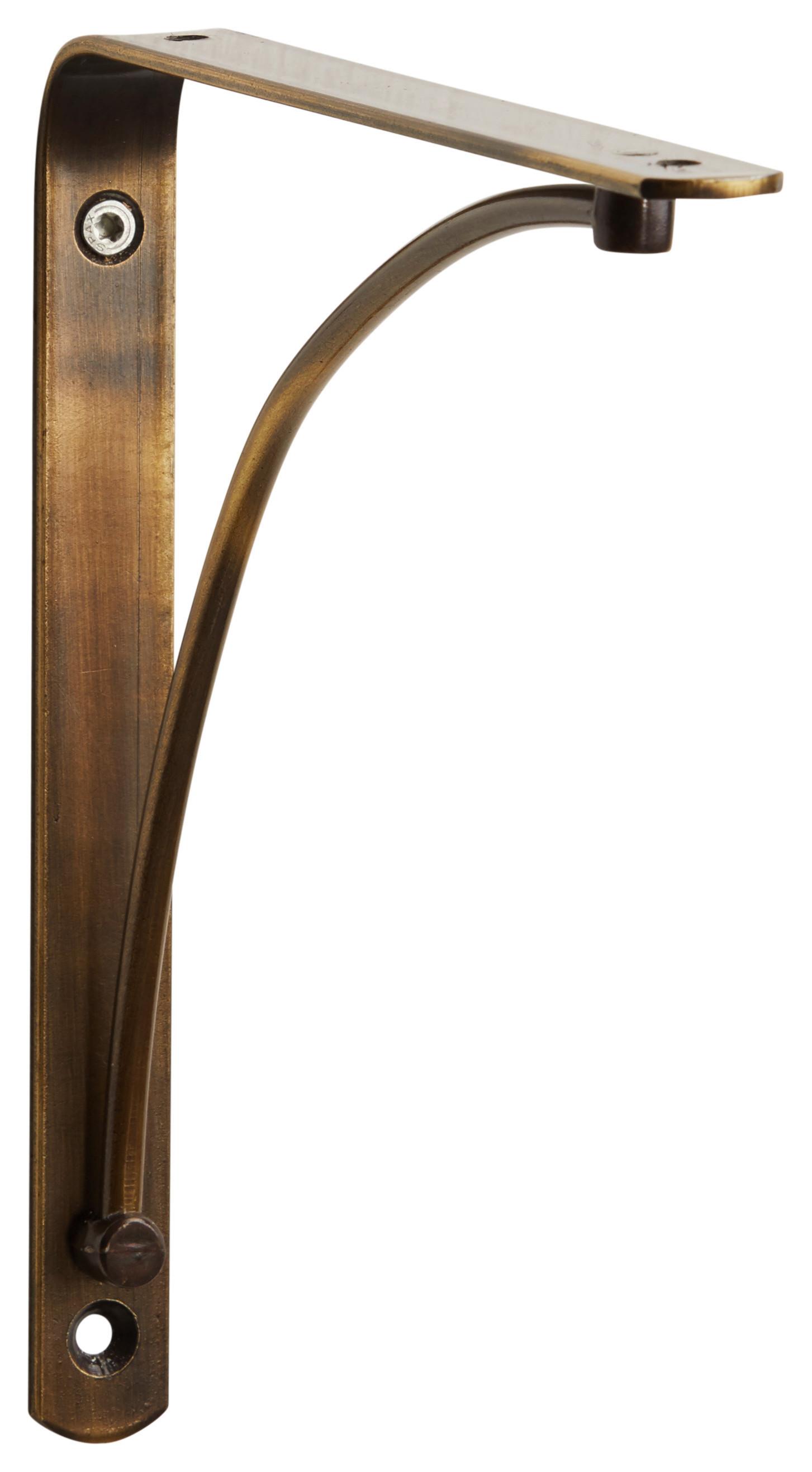 Wandhalter Bronze - Bronzefarben, Modern, Metall (20/20/2cm) - Modern Living