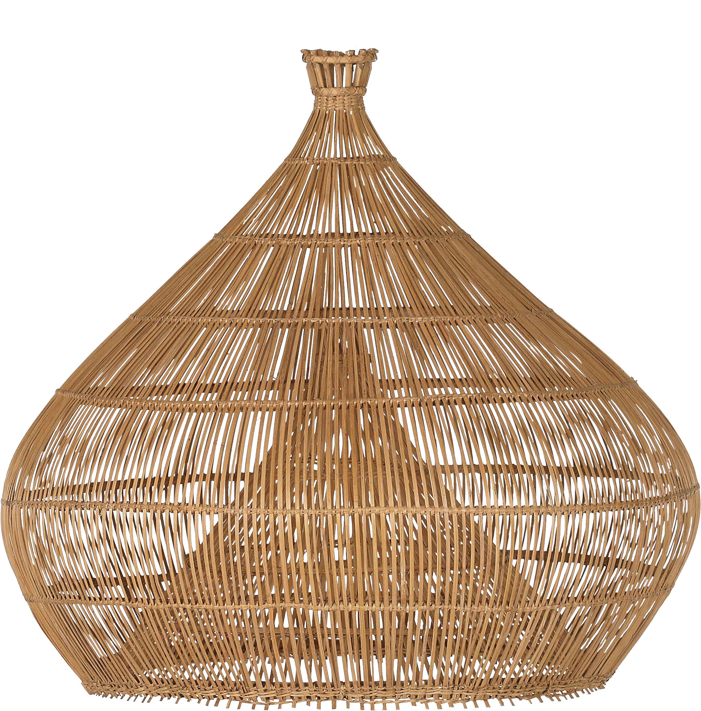 ABAŻUR HAVANNA - kolor naturalny, Trend, drewno (50/50cm)