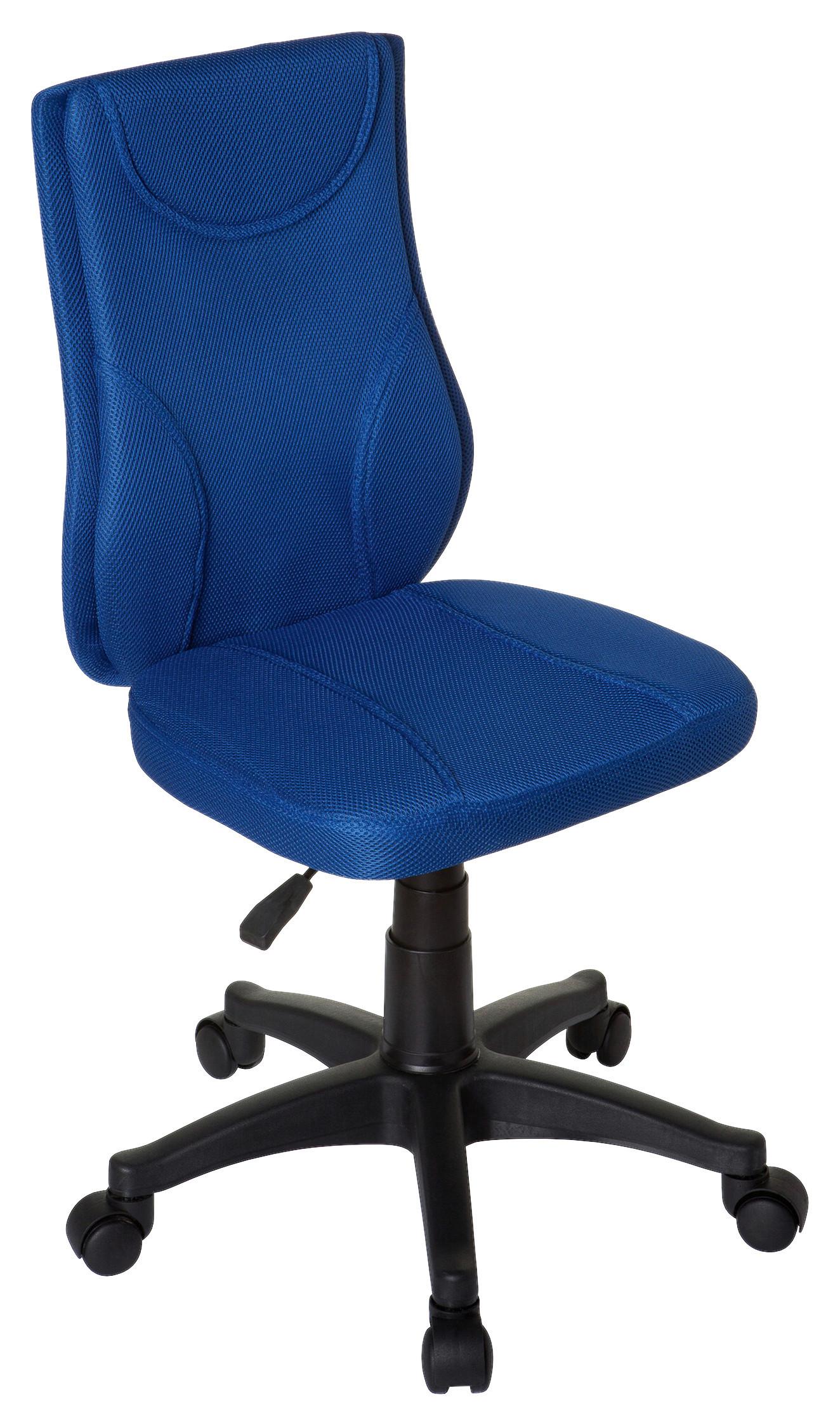 Jugenddrehstuhl Kiddy Base ca. 46x84-94x40 cm Blau - Blau, Basics, Kunststoff (46/84-94/40cm) - MID.YOU