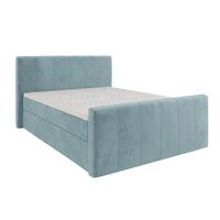 Boxbett Dana  Plus -Based- - Türkis/Schwarz, Kunststoff/Textil (140/200cm) - Based