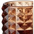 Teelichthalter Jolina - Orange, MODERN, Glas (9,8/9,8cm) - Mömax modern living