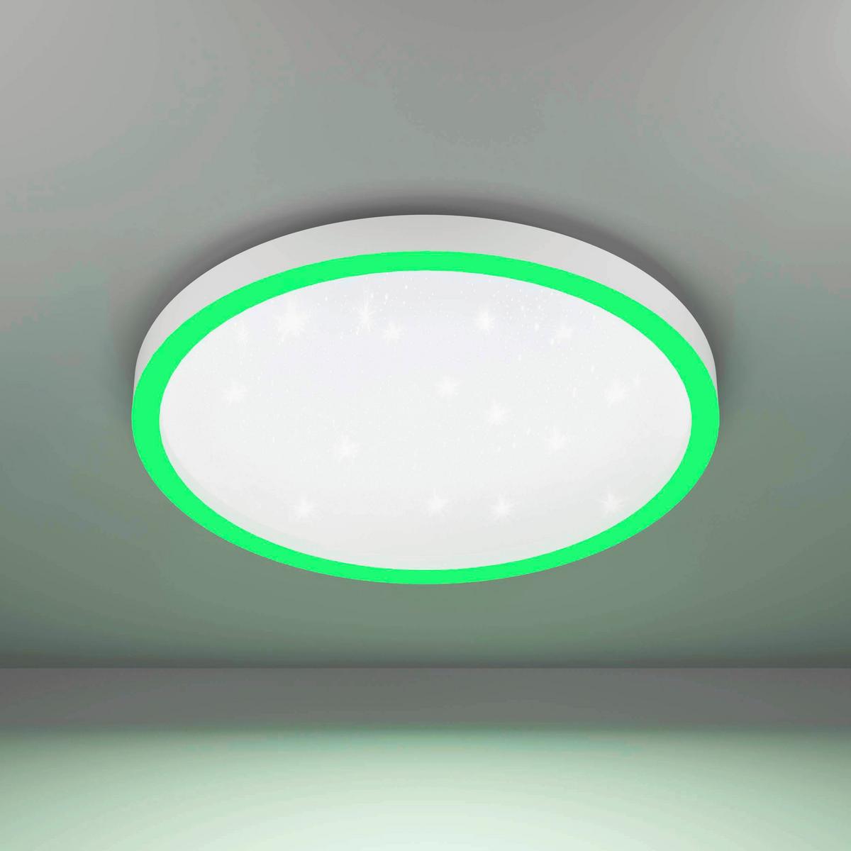 Deckenleuchte 900409* Montemorelos-Z - Weiss, Design, Kunststoff/Metall (57/7cm) - Eglo