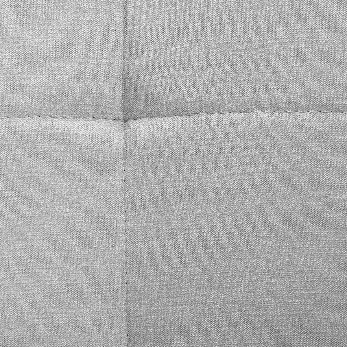 Nihajni Stol Lucie, Svetlo Siva - barve kroma/svetlo siva, Moderno, kovina/tekstil (42,5/98/45cm) - Bessagi Home