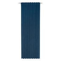 Fertigvorhang Leo Nachtblau ca. 135x300cm - Blau, MODERN, Textil (135/300cm) - Premium Living