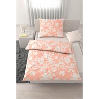 Posteljnina Floral - oranžna, tekstil (140/200cm) - Mömax