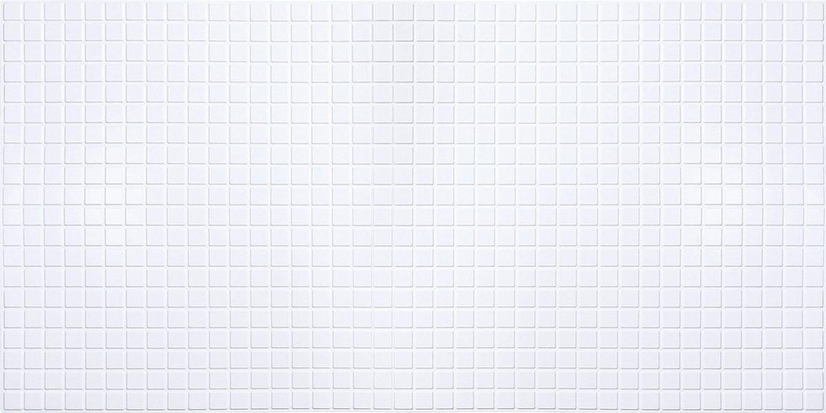 Pvc-falburkoló Mosaic White - műanyag (98/49,8/0,3cm)
