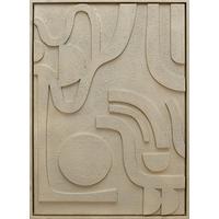 Keilrahmenbild Mike in Hellbraun ca. 50x70x3cm - Hellbraun/Naturfarben, MODERN, Holzwerkstoff/Kunststoff (50/70/3cm) - Mömax