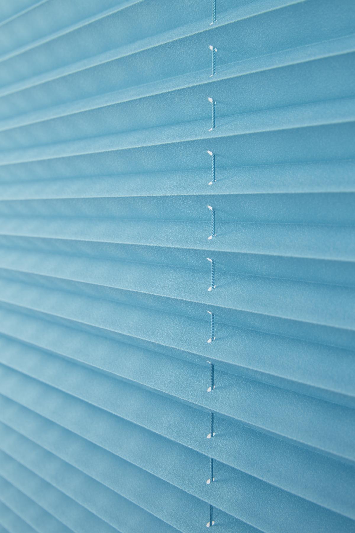 Plissee Free in Petrol ca. 90x210cm - Petrol, Textil (90/210cm) - Premium Living