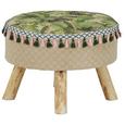 Hocker mit Blumen Motiv - Multicolor/Naturfarben, ROMANTIK / LANDHAUS, Holz/Holzwerkstoff (42/30/42cm) - Zandiara Hocker mit Blumen Motiv - Multicolor/Naturfarben, ROMANTIK / LANDHAUS, Holz/Holzwerkstoff (42/30/42cm) - Zandiara