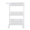 RULLVAGN ANCONA -EXKLUSIV- -SB- - vit, Modern, metall/plast (52/72/28cm) - Mömax