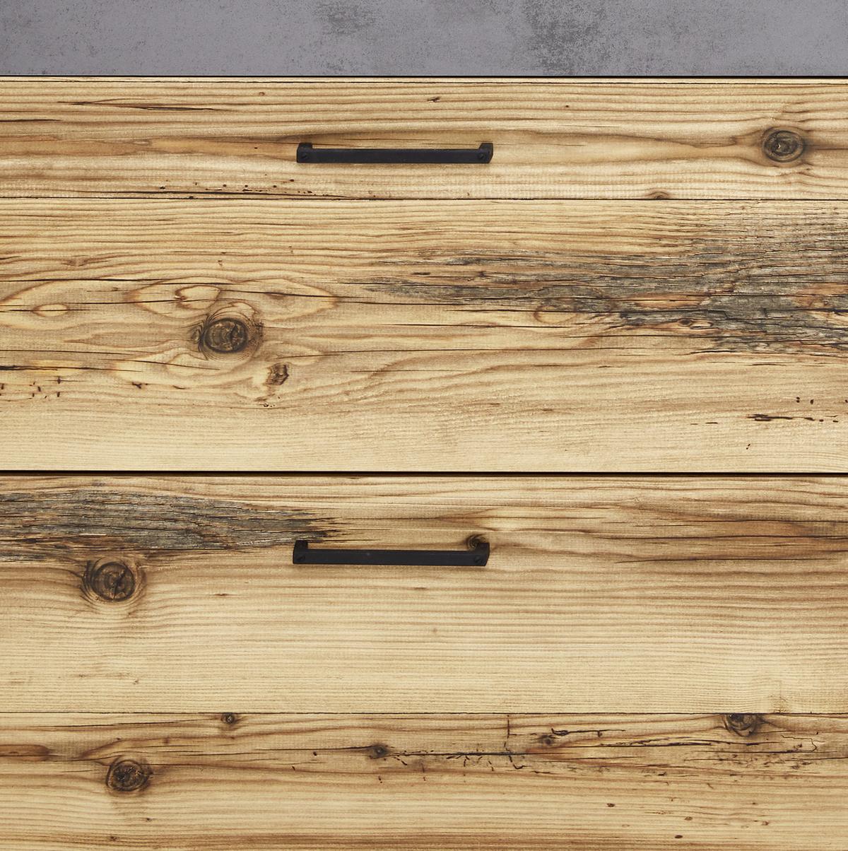 Komoda Alicante - siva/boje smreke, Moderno, drvni materijal/plastika (120/89,4/38cm) - Modern Living