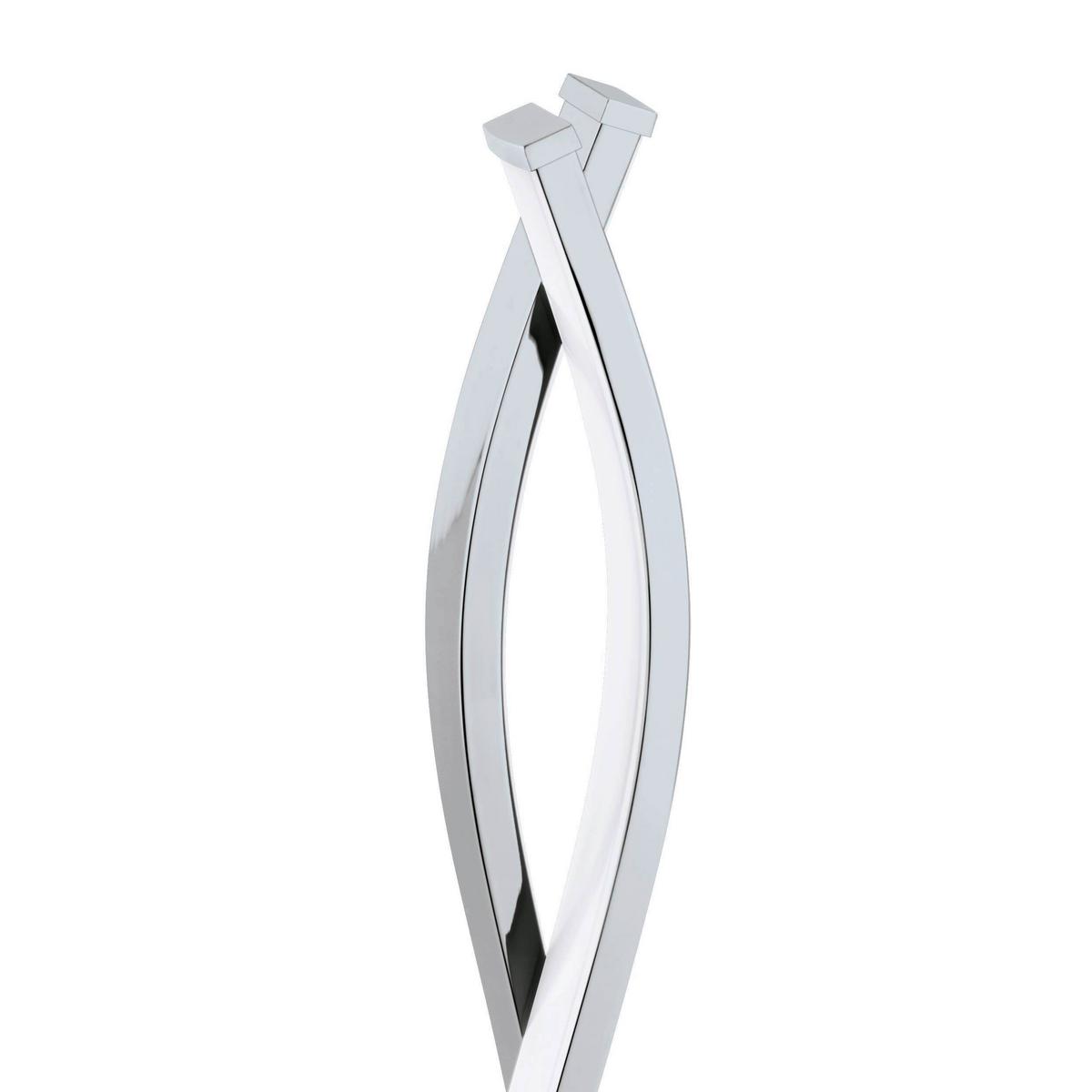 Tischleuchte 96105_lasana 2 - Chromfarben/Weiss, Design, Kunststoff/Metall (16/10/46cm) - Eglo