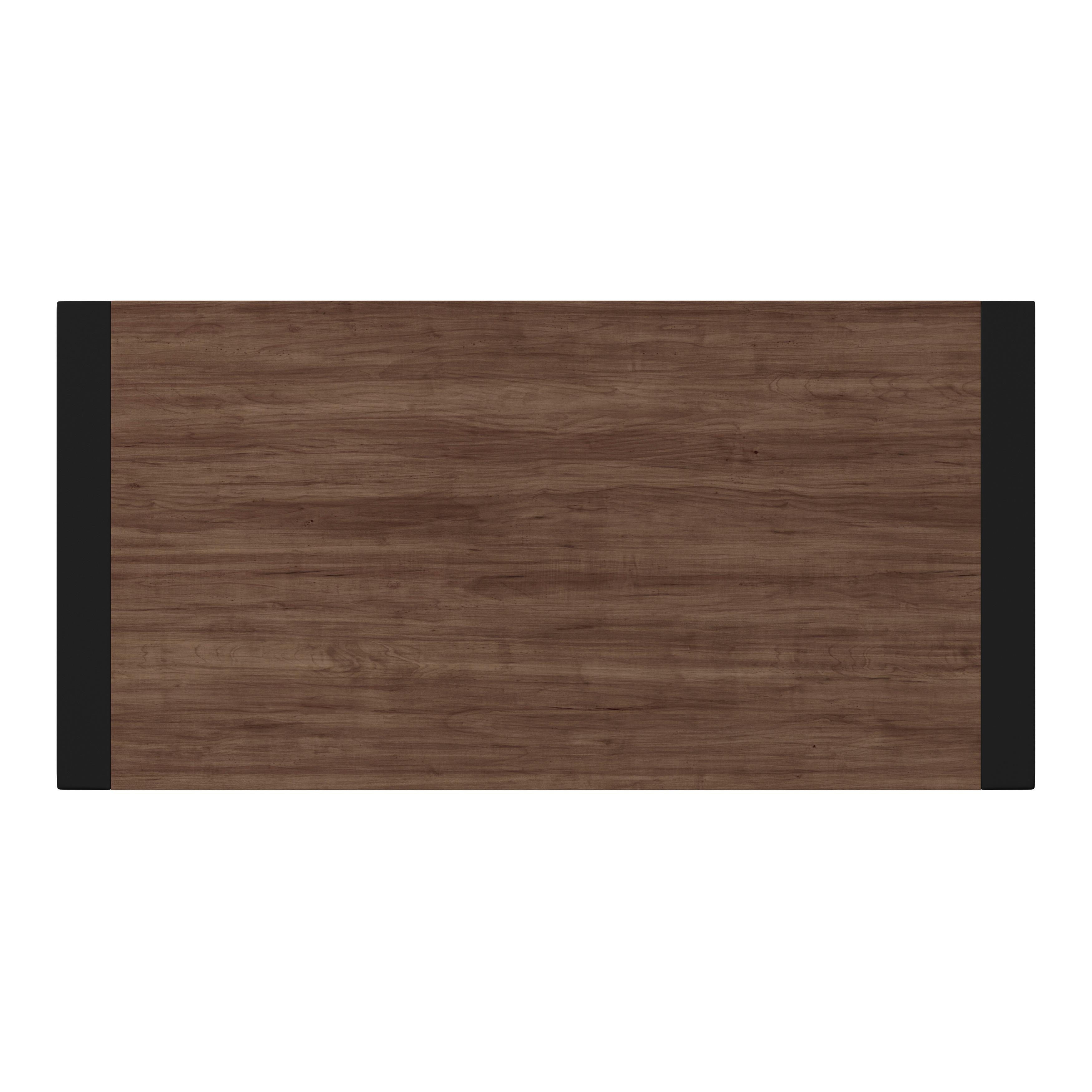 Esstisch Aleya Walnussfarben MDF ca. 180x90 cm - Walnussfarben/Schwarz, MODERN, Holz/Holzwerkstoff (180/76/90cm) - Bessagi Home