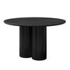 TABLE À MANGER KIANO - noir, MODERN, matériau en bois/céramique (130/75cm) - Bessagi Home