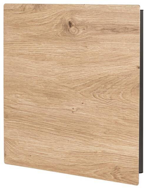 SKRZYNKA NA KLUCZE OAK - kolor dębowy/czarny, Basics, metal (30/30/4cm)