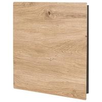 SKRZYNKA NA KLUCZE OAK - kolor dębowy/czarny, Basics, metal (30/30/4cm)