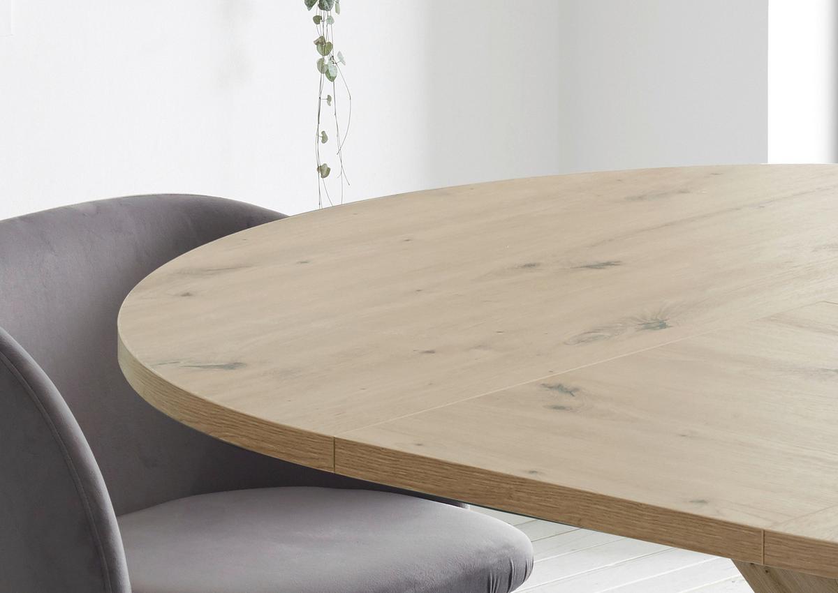 Ausziehtisch in Schwarz/Artisan Eiche - Schwarz/Eiche Artisan, MODERN, Holzwerkstoff (110-150/110/78cm) - ecoTree