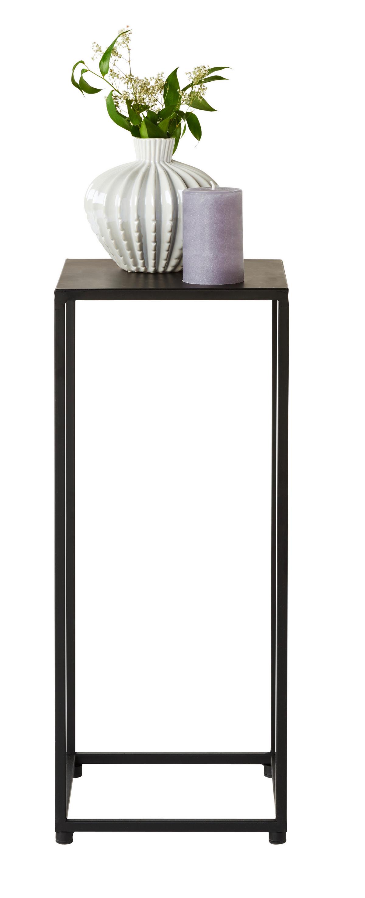 STOJAK NA KWIATY SILKE - czarny, Lifestyle, metal (25/25/60cm) - Landscape