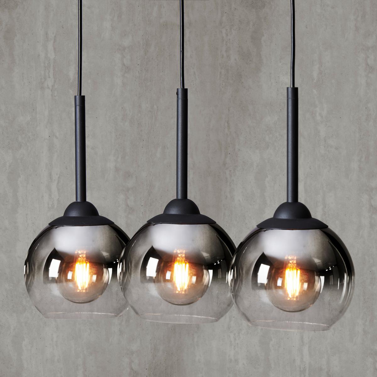 LAMPA WISZĄCA KIAN  -VISIONA- - czarny, Modern, tworzywo sztuczne/metal (66/18/120cm) - Visiona