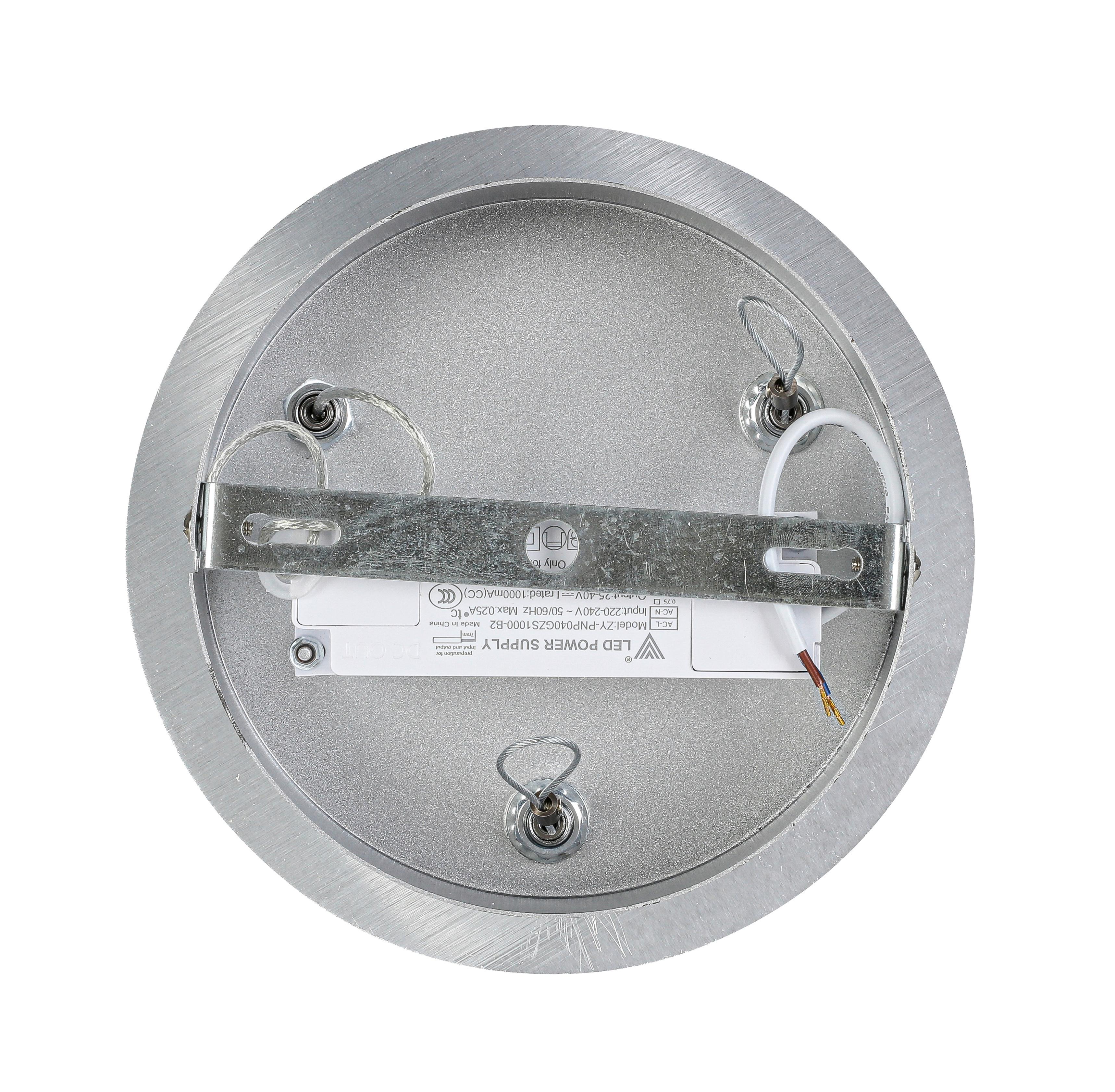 LED-HÄNGLAMPA SILVI - silver, Modern, metall/plast (50/50/120cm) - Mömax