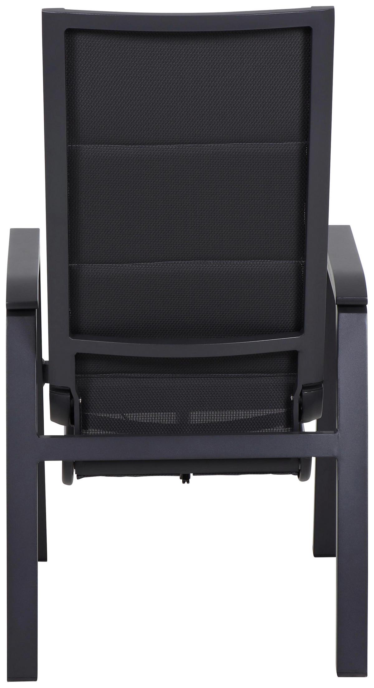 Gartengarnitur Milano 7-tlg. Anthrazit - Anthrazit, Basics, Keramik/Kunststoff (100/110/220cm) - Siena Garden