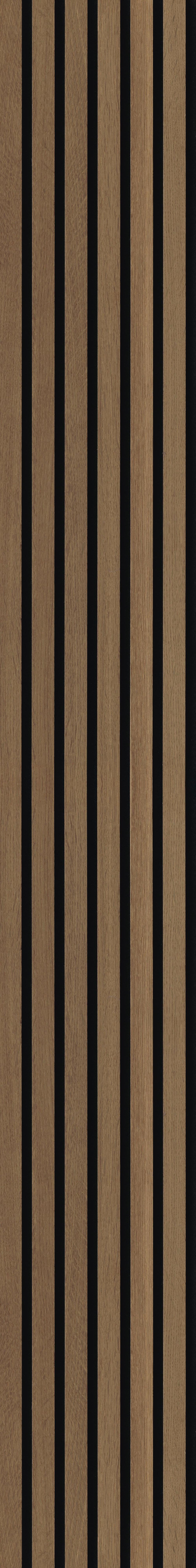 Akustikpaneel Eiche/Dunkelbraun - Eichefarben, KONVENTIONELL, Holz/Holzwerkstoff (250/30/0.61cm) - Novel